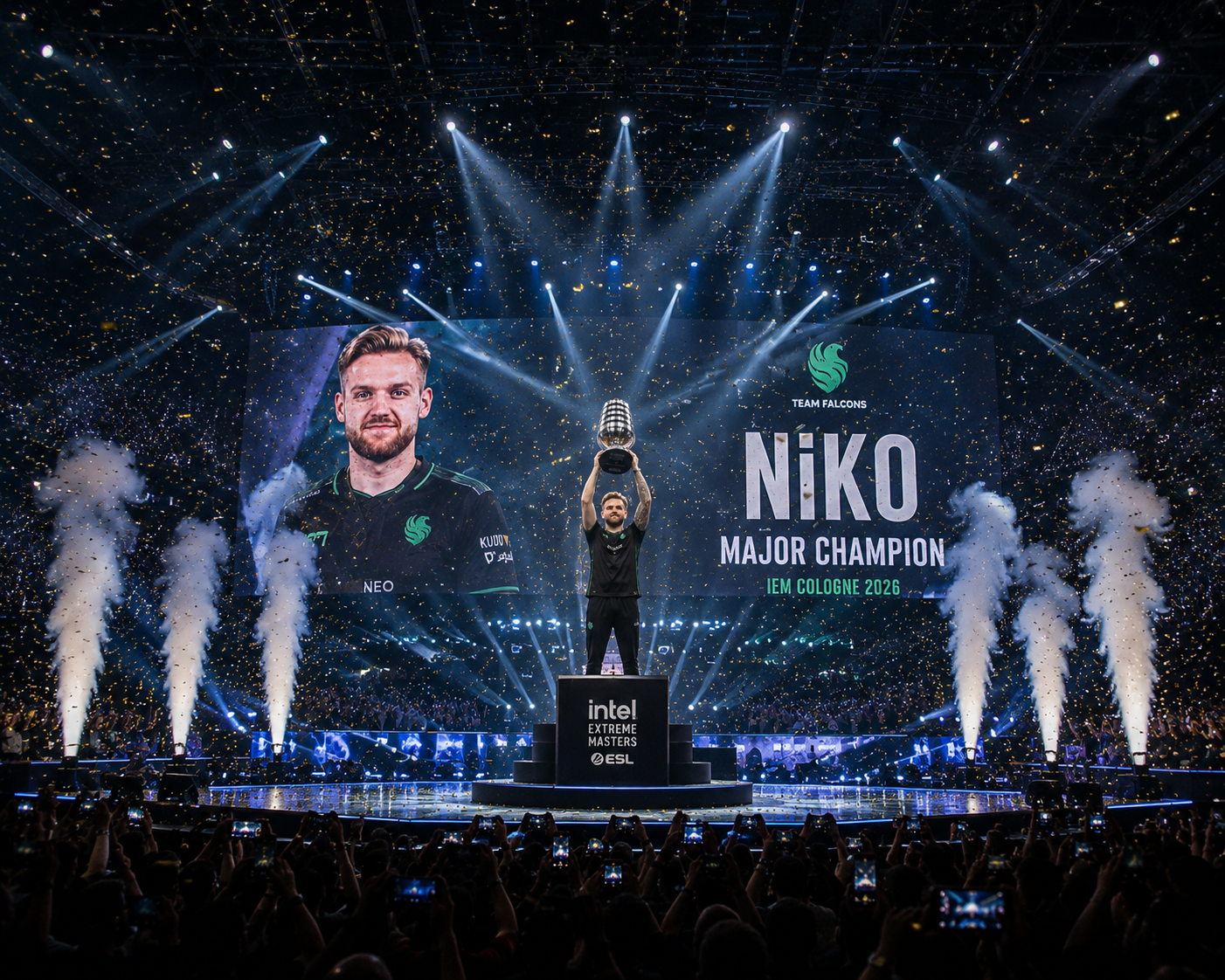 NiKo 独自站上冠军舞台:从无冠之王到 Major Champion